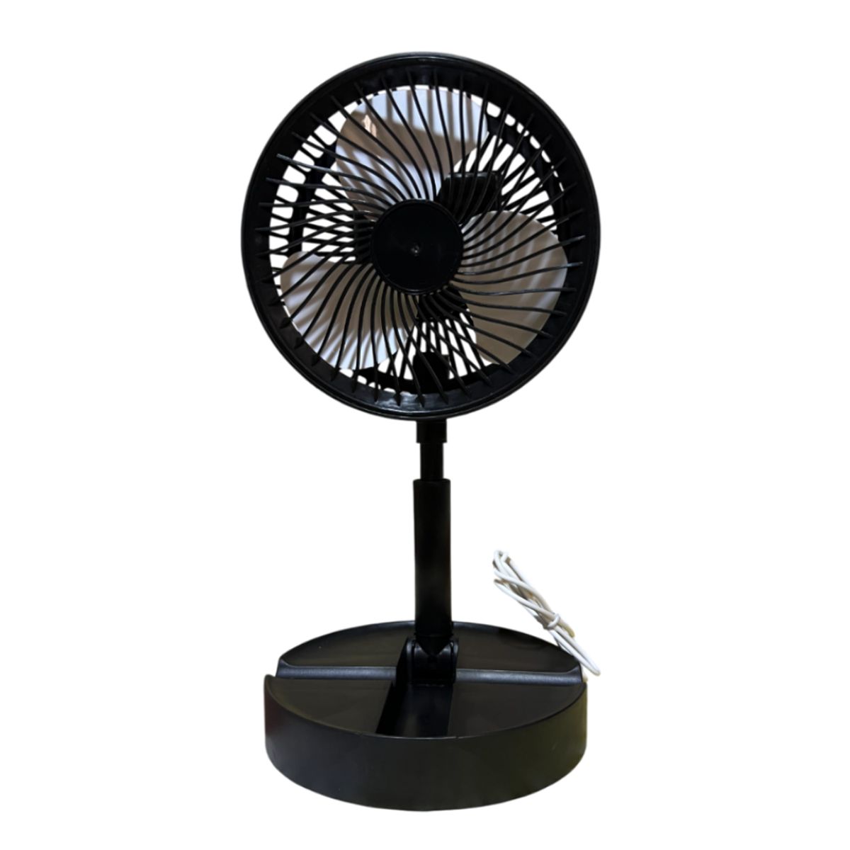 GENERICO - Ventilador portátil de escritorio con conexión USB - Negro