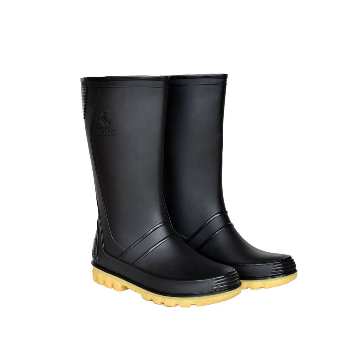 GENERICO - BOTAS DE LLUVIA CLÁSICA NEGRO