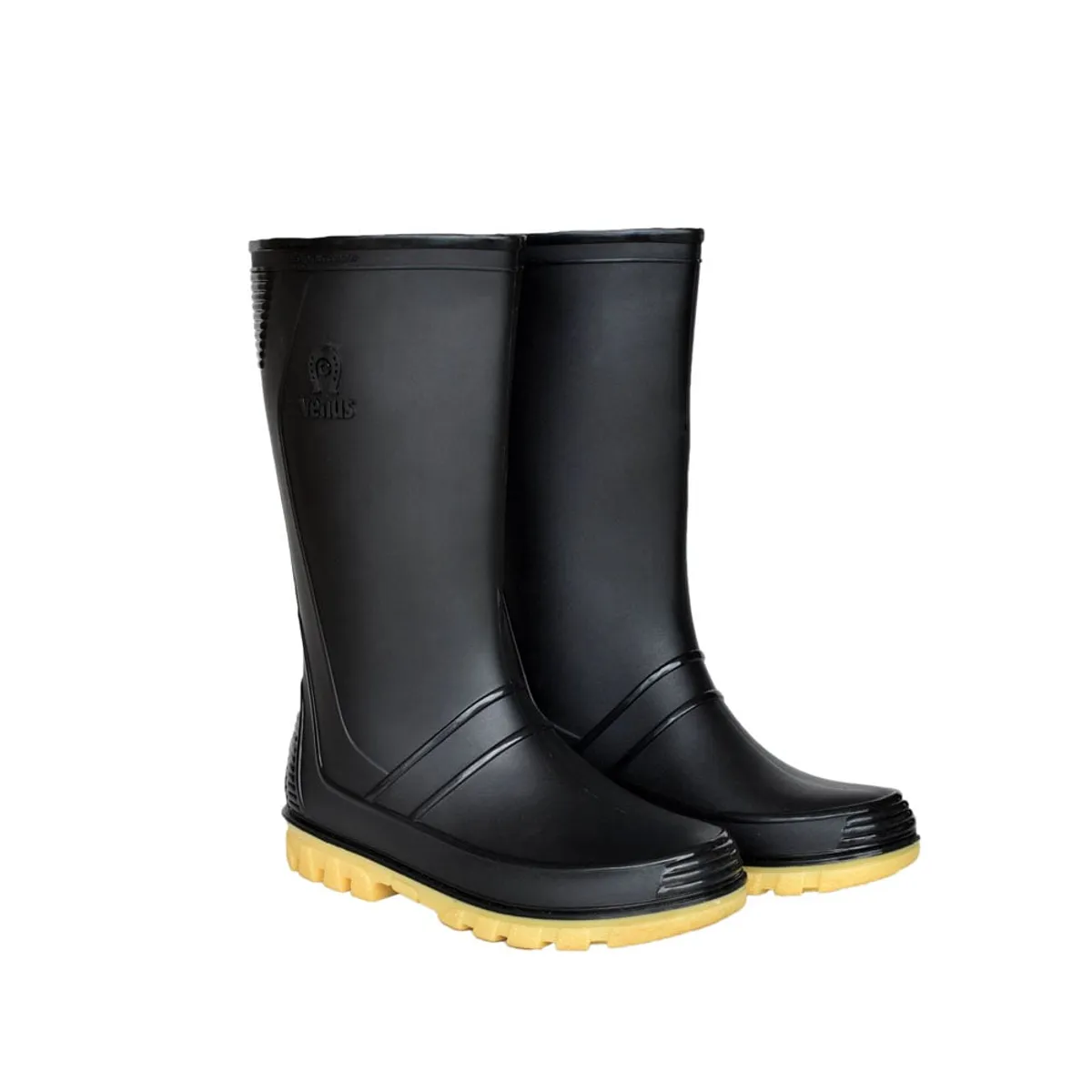 GENERICO - BOTAS DE LLUVIA CLÁSICA NEGRO