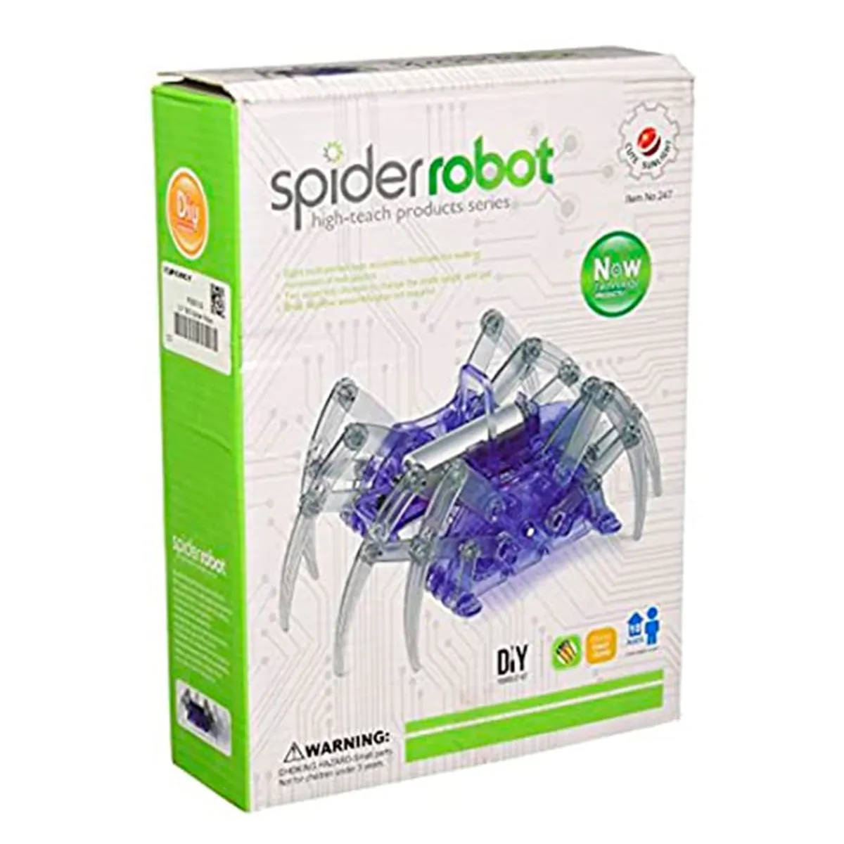 CUTE SUNLIGHT - Kit modelo de araña robot eléctrico diy educación 3d montaje