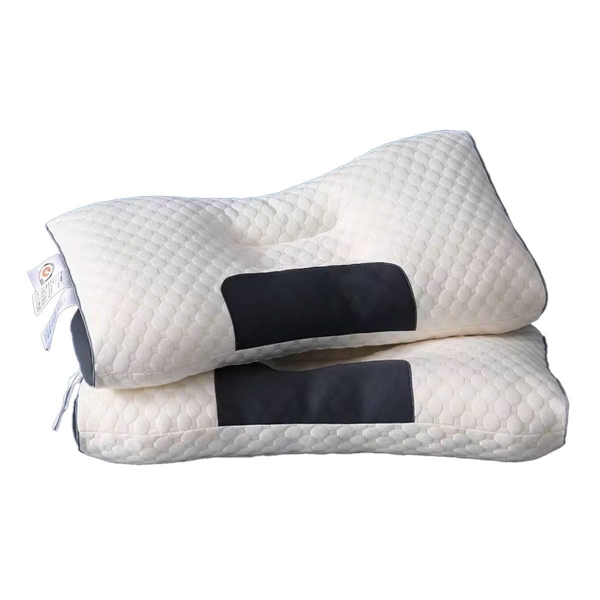 GRETAIL - Set 02 Almohadas Ergonómica Antialérgica 43x63cm