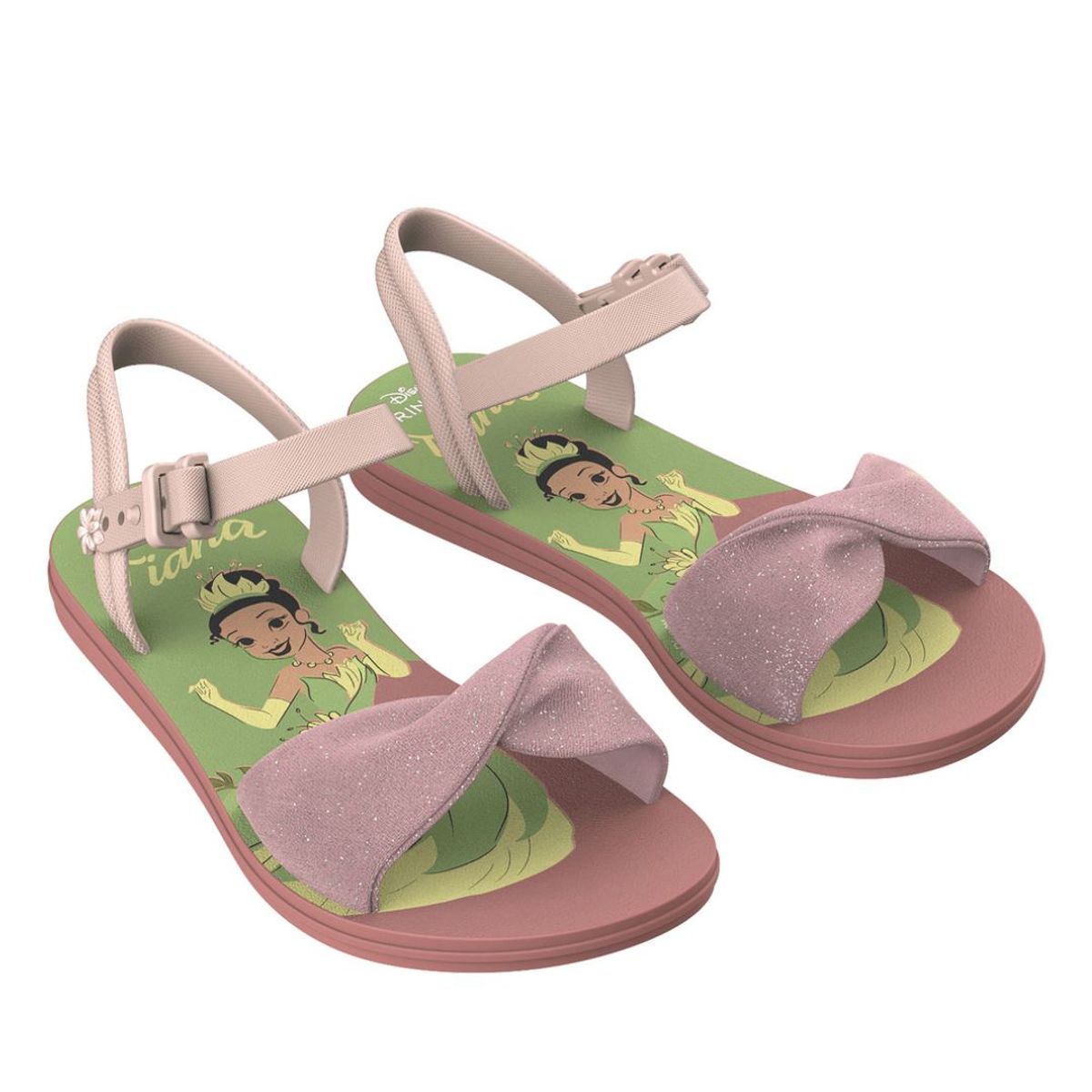 PRINCESA - Sandalias Deluxe Princesa Tiana Verde Lila Niña