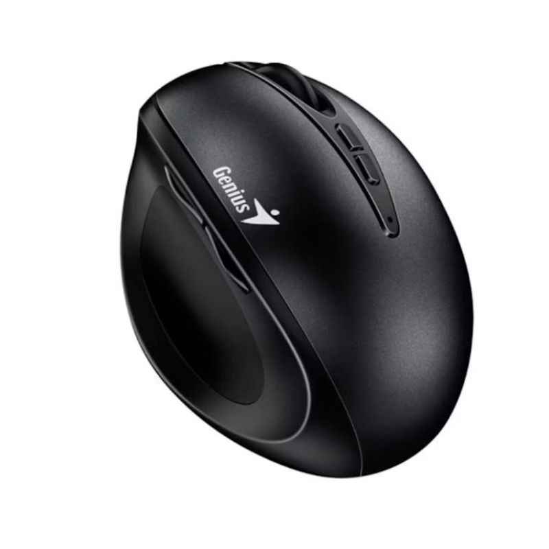 GENIUS - Mouse Genius Ergo 8300S Ergonomico Silencioso 1600DPI 7Bot Negro