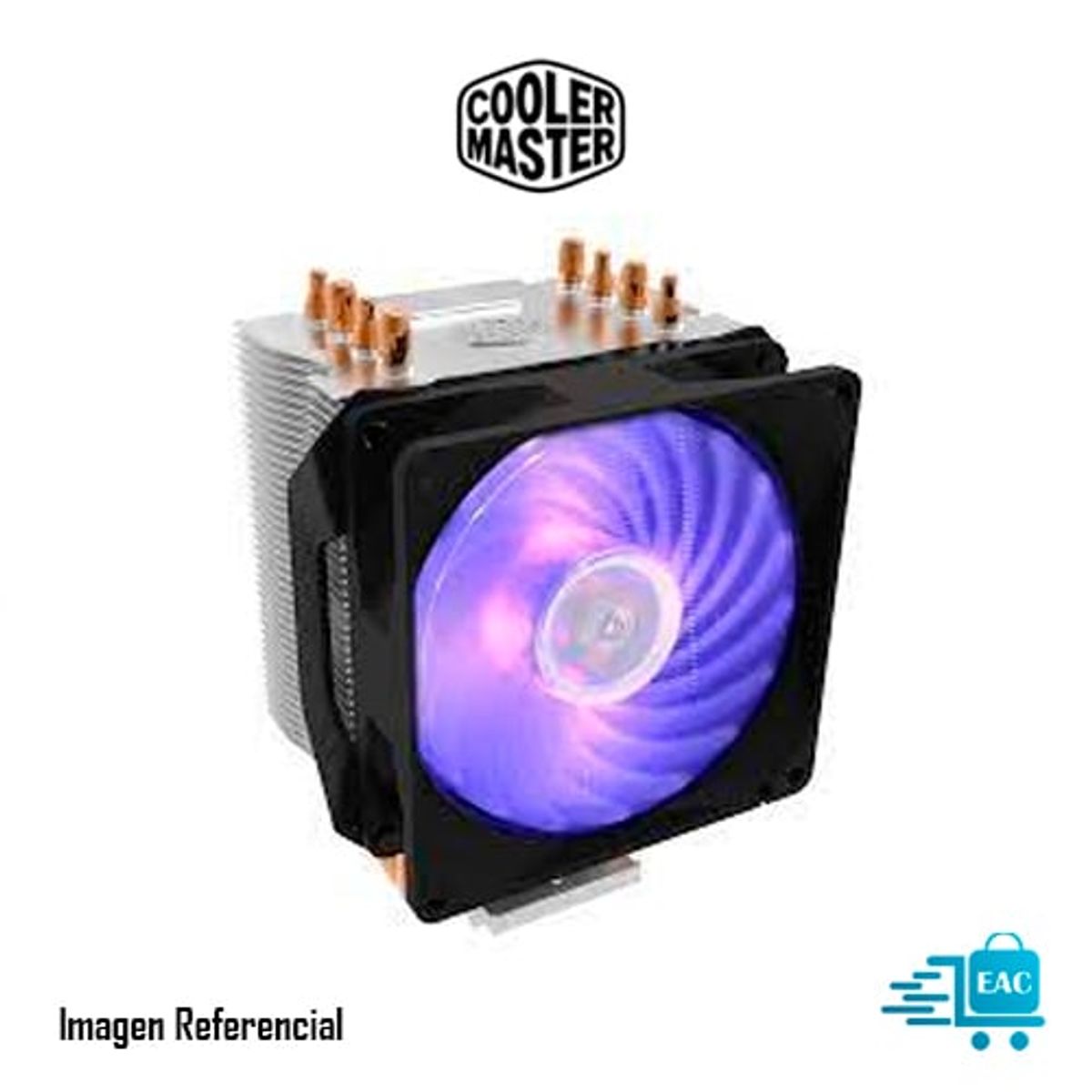 COOLER MASTER - COOLER CPU COOLER MASTER HYPER H410R RGB NEGRO PN RR-H410-20PC-R1