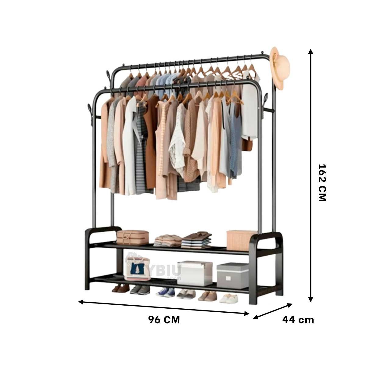 RYBIU IMPORT - Organizador con 2N Inferiores de 40kg Negro Y+Gift Stickers