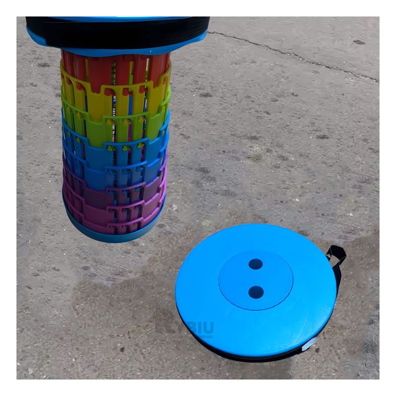 RYBIU IMPORT - Asiento Multicolor para Ninos de Tapa Azul Y+Gift MiniAgenda
