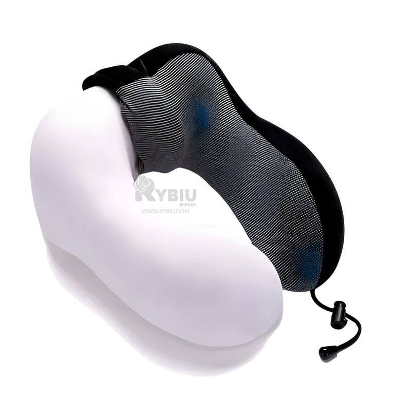 RYBIU IMPORT - Almohada Funcional y Portatil de Negro Y+Papel de Regalo