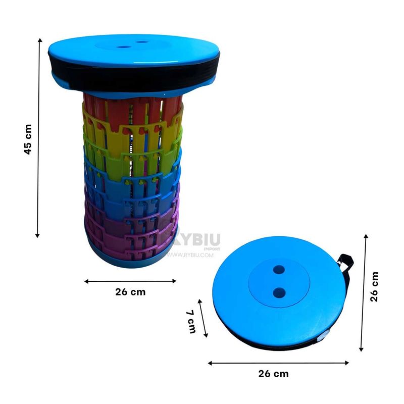 GENERICO - Asiento para Descanso Resistente Azul Y+Envoltorio de Regalo