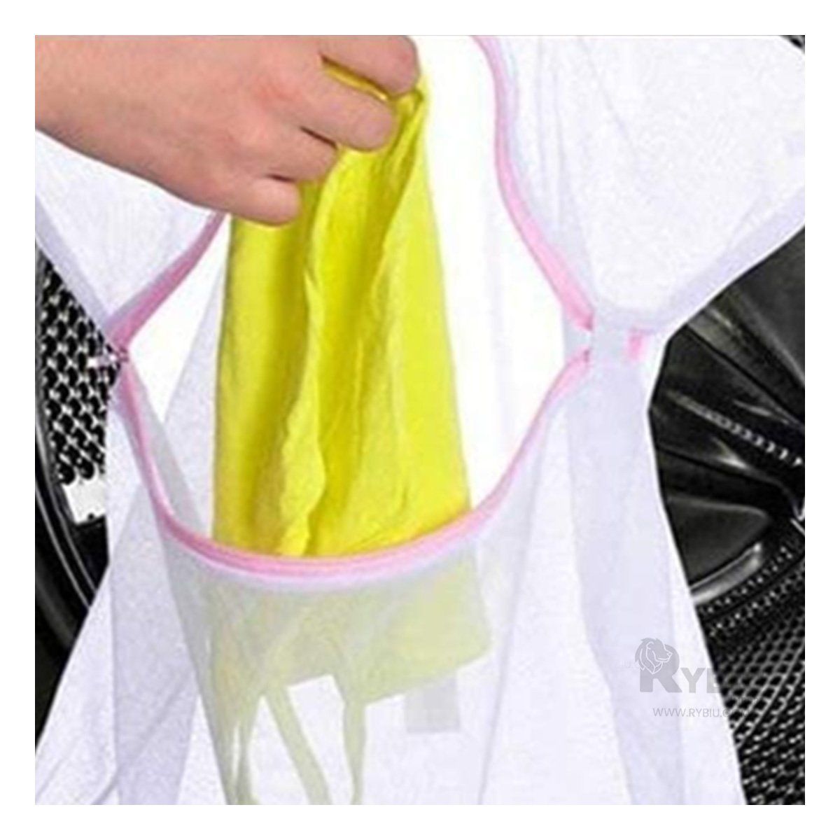 RYBIU IMPORT - Malla para Lenceria en Coloracion Blanco Y+Gift MiniAgenda