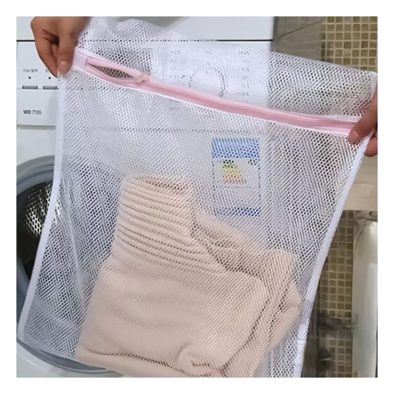 GENERICO - Bolsa para Lavar Ropa Delicada sin Maltratar Color Blanco