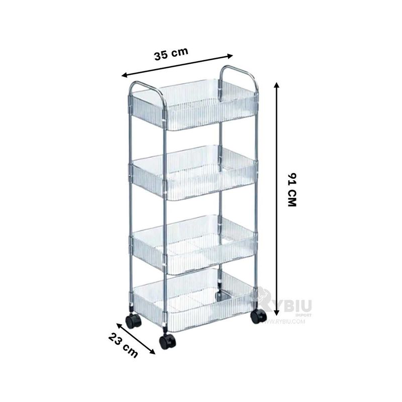 RYBIU IMPORT - Organizador Facil de Usar de 4 Niveles Y+Ligas de Regalo