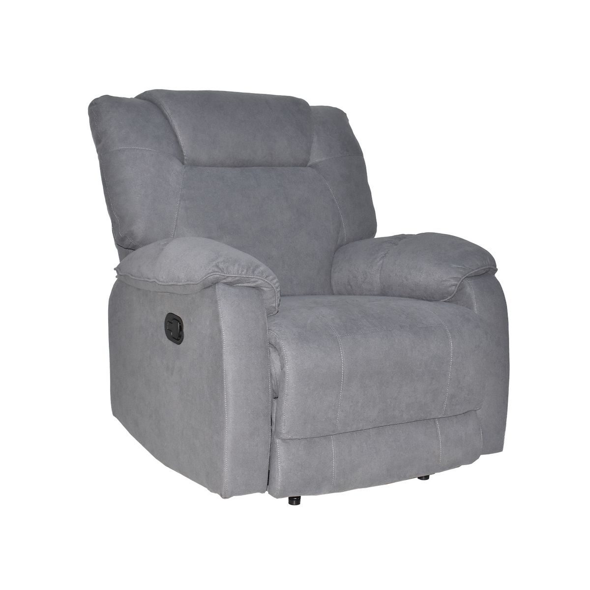 BONNO - Sofa Relax Queen Reclinable Tela Gris Bonno
