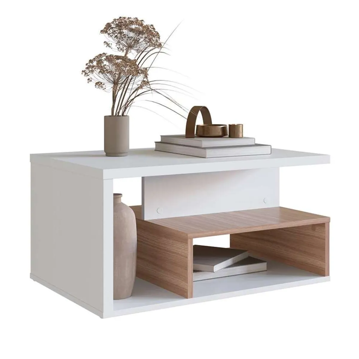 TU MESITA - Mesa de Centro Alicia color BlancoDuna TU MESITA