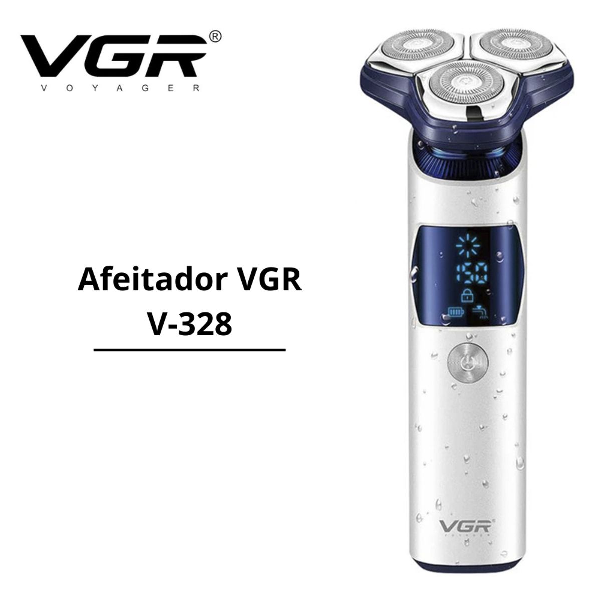 GENERICO - Afeitadora Eléctrica Impermeable VGR V-328