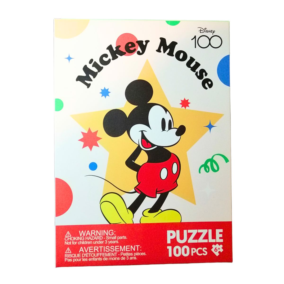 MICKEY MOUSE - Rompecabeza 100 piezas mickey mouse disney para regalo