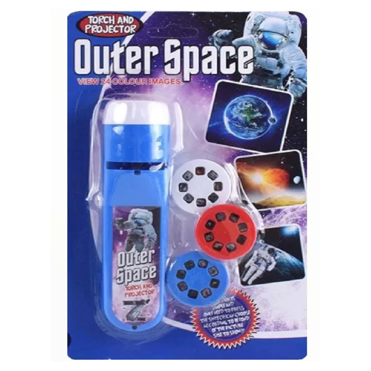 GENERICO - Linterna Proyector El Espacio