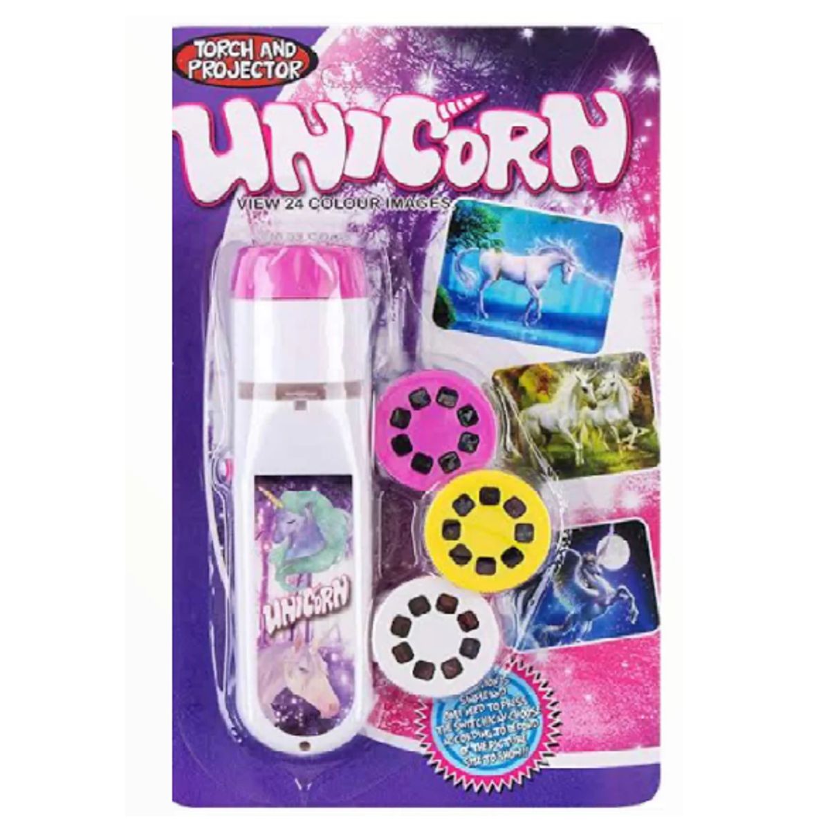 GENERICO - Linterna Proyector Unicornio