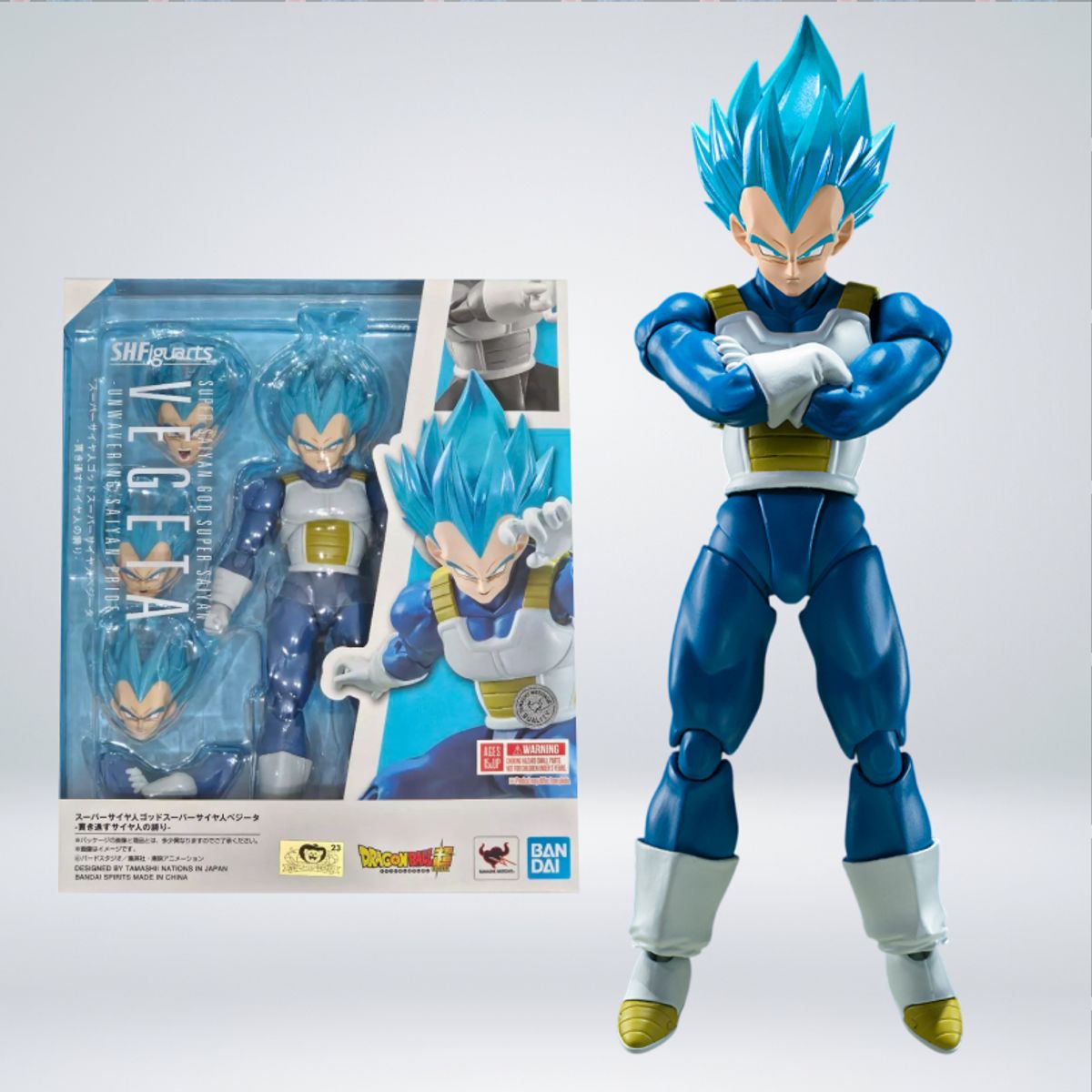 BANDAI NAMCO - FIGURAS SH FIGUARTS DBZ SUPER SAIYAN GOD VEGETA UNWAVERING
