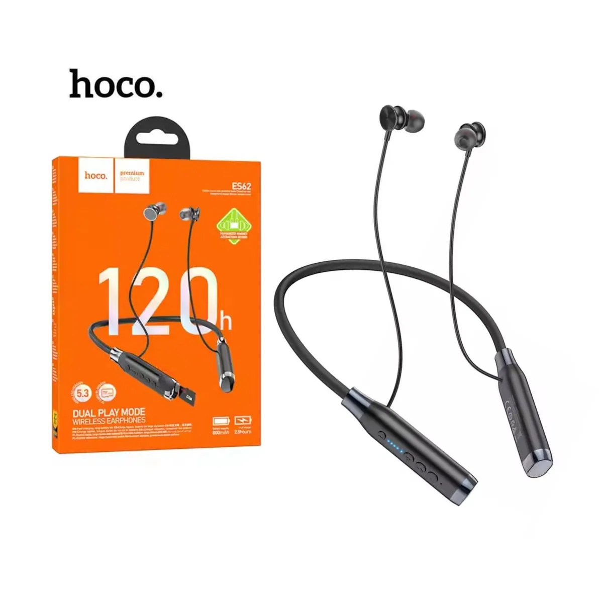 HOCO - Audífono Deportivo Bluetooth Hoco  ES62 -120 Horas