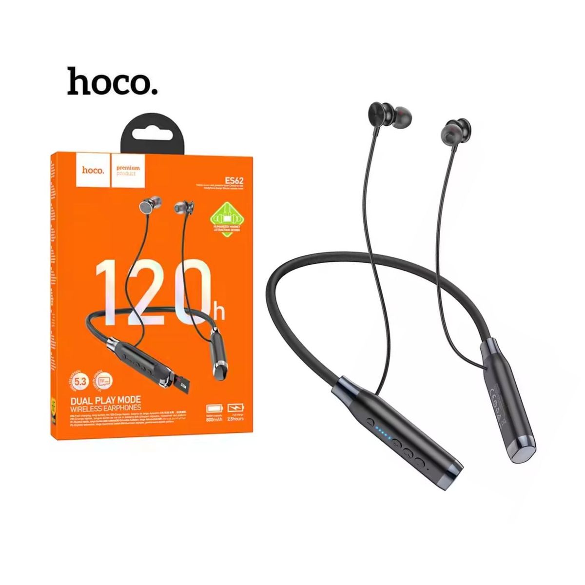 HOCO - Audifono Inalambrico Deportivo Hoco ES62 -120 Horas