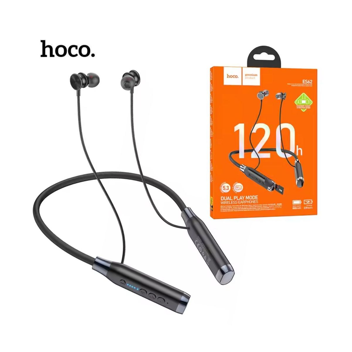 HOCO - Audífono Inalambrico Sport Hoco ES62 -120 Horas