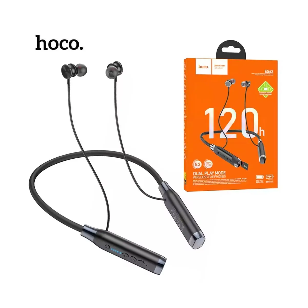 HOCO - Audífono Inalambrico Sport Hoco ES62 -120 Horas