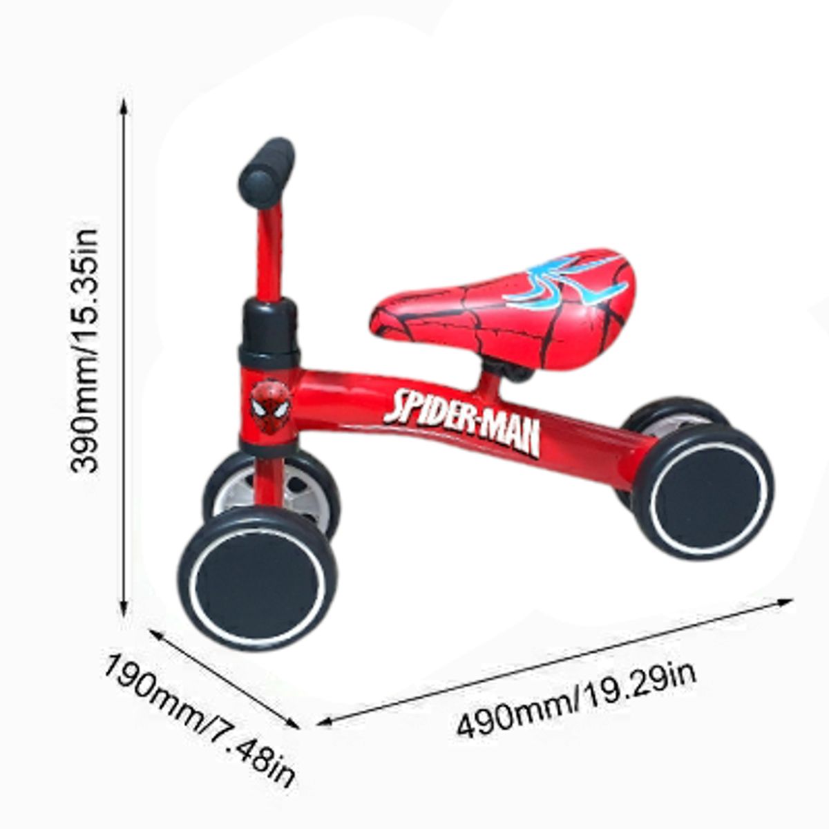 GENERICO - BICICLETA BUGUI ESTIMULACION DE EQUILIBRIO HOMBRE ARAÑA