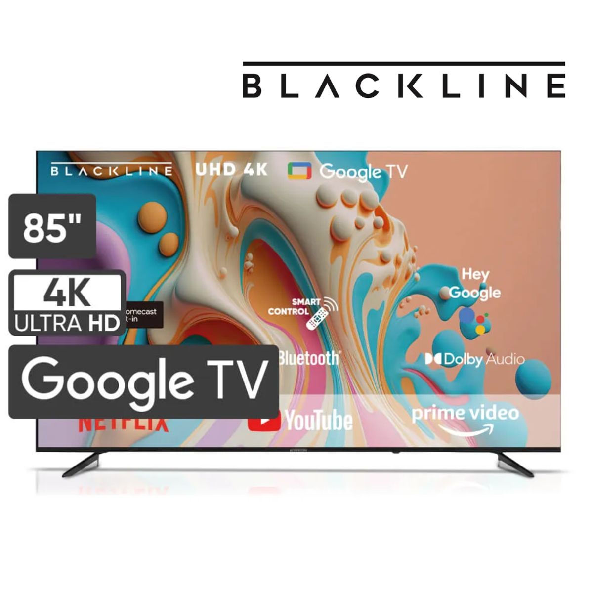 BLACKLINE - Televisor BLACKLINE LED 85 UHD 4K Smart Tv BL-TV85UHG5F3PE