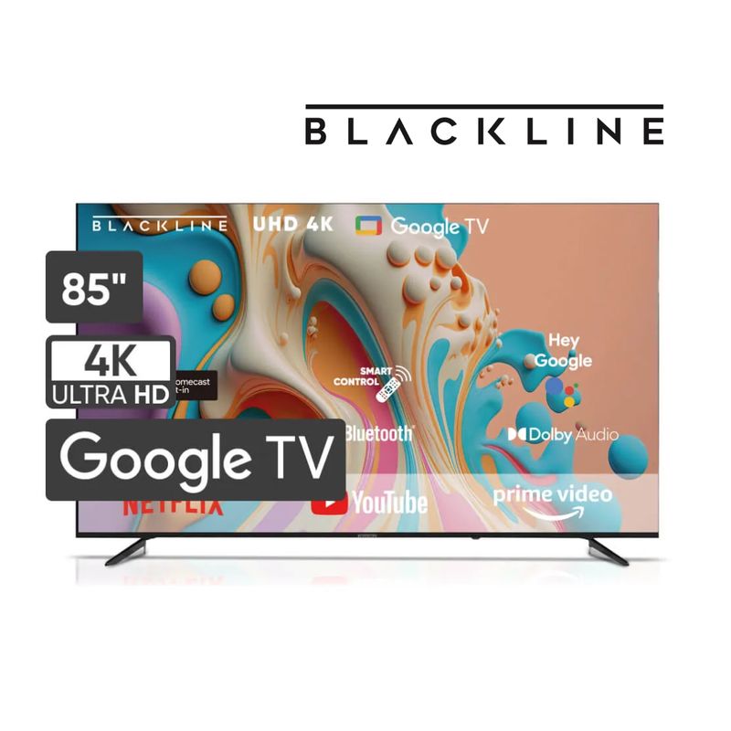 BLACKLINE - Televisor BLACKLINE LED 85 UHD 4K Smart Tv BL-TV85UHG5F3PE