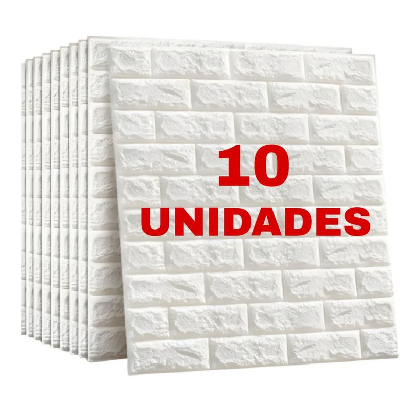 GENERICO - Papel tapiz 3D pegatinas  x10 UND de pared autoadhesivo hogar adorno de hogar