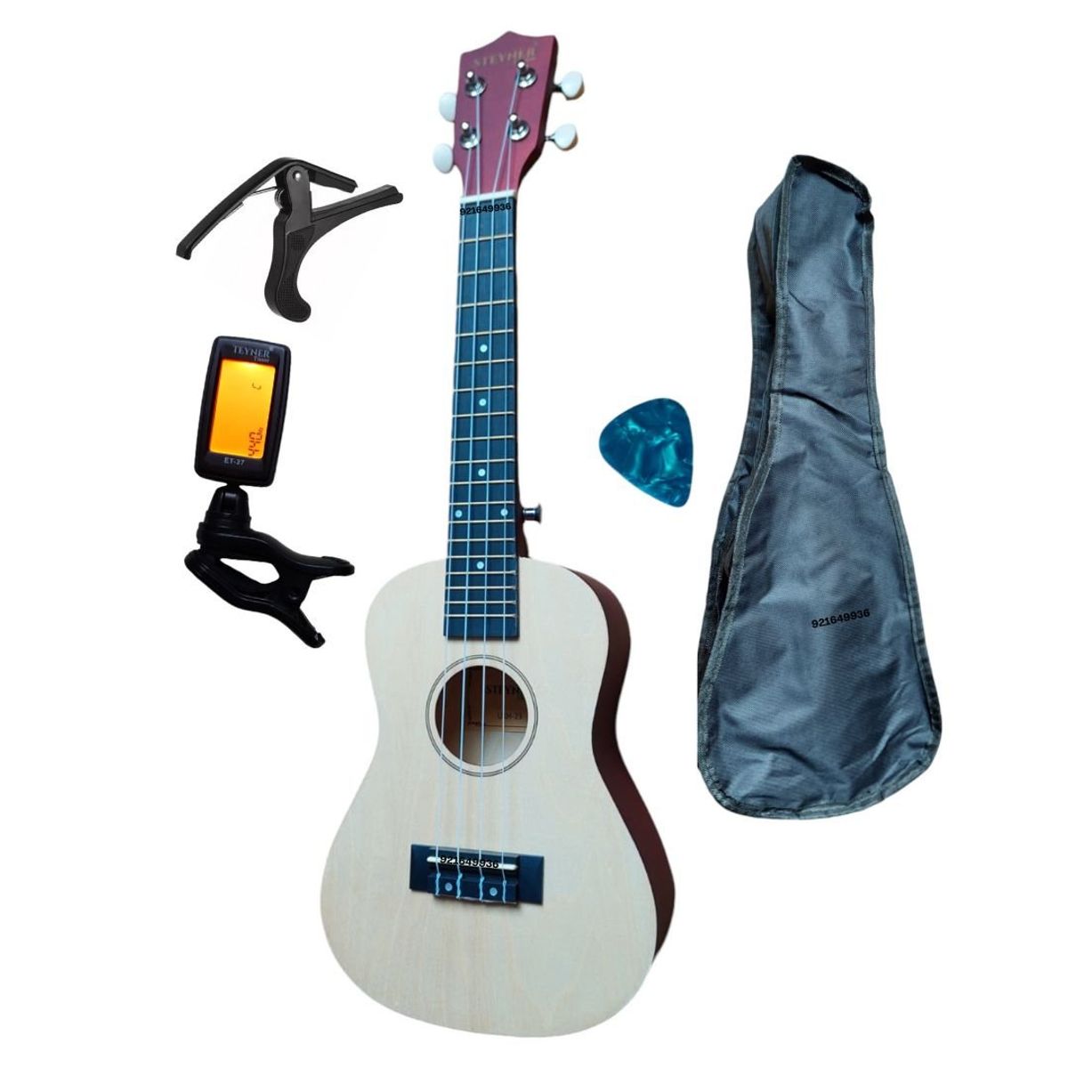 GENERICO - PACK DE UKELELE CONCIERTO NATURAL