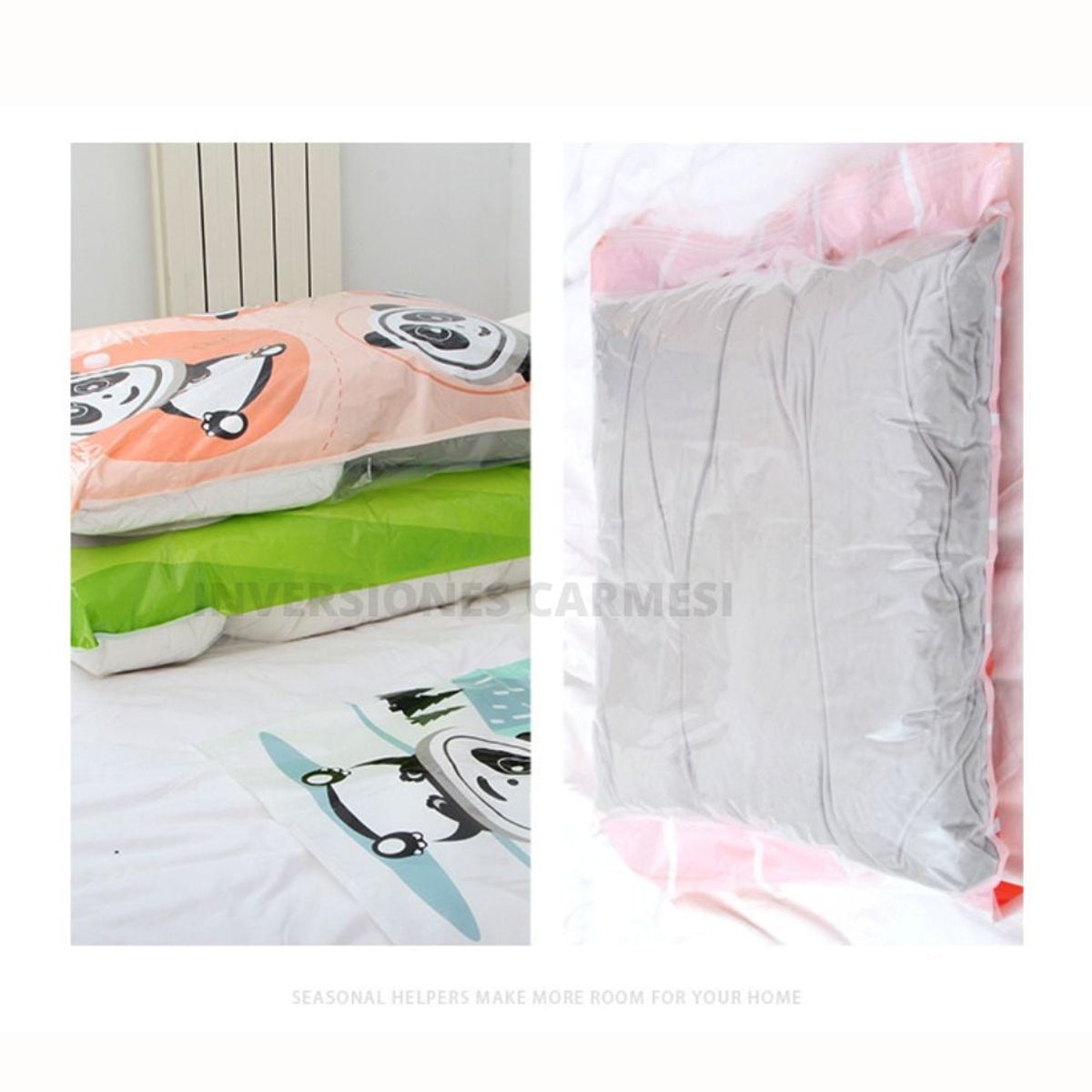 GENERICO - Bolsas al Vacio Para Ropa x 8UN