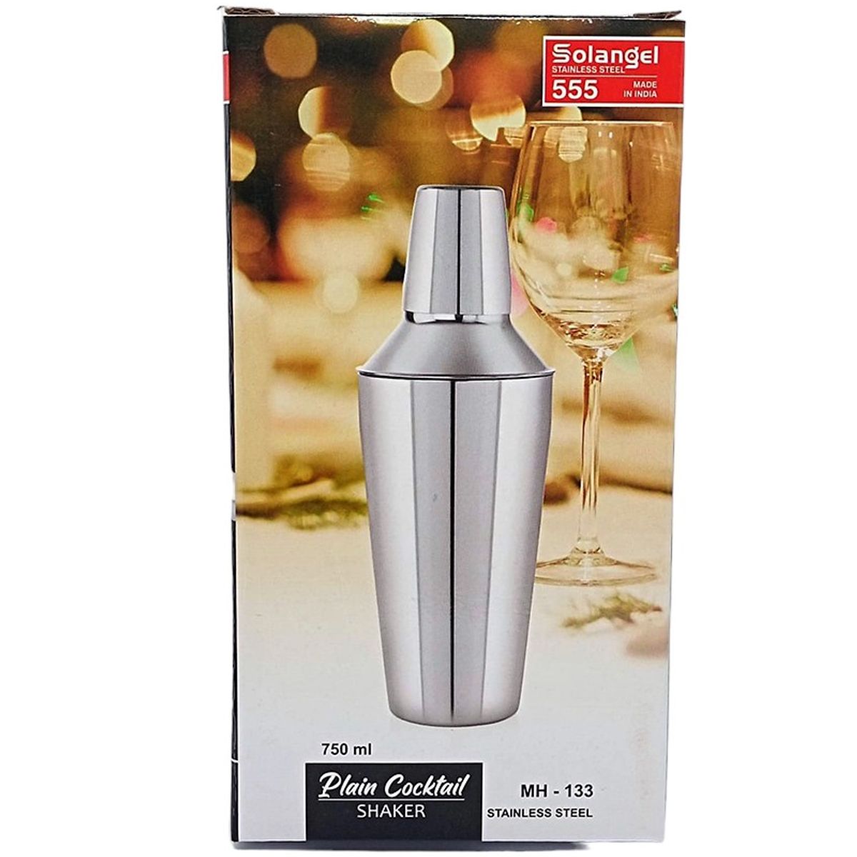 GENERICO - Coctelera de Acero Inoxidable de 750ml