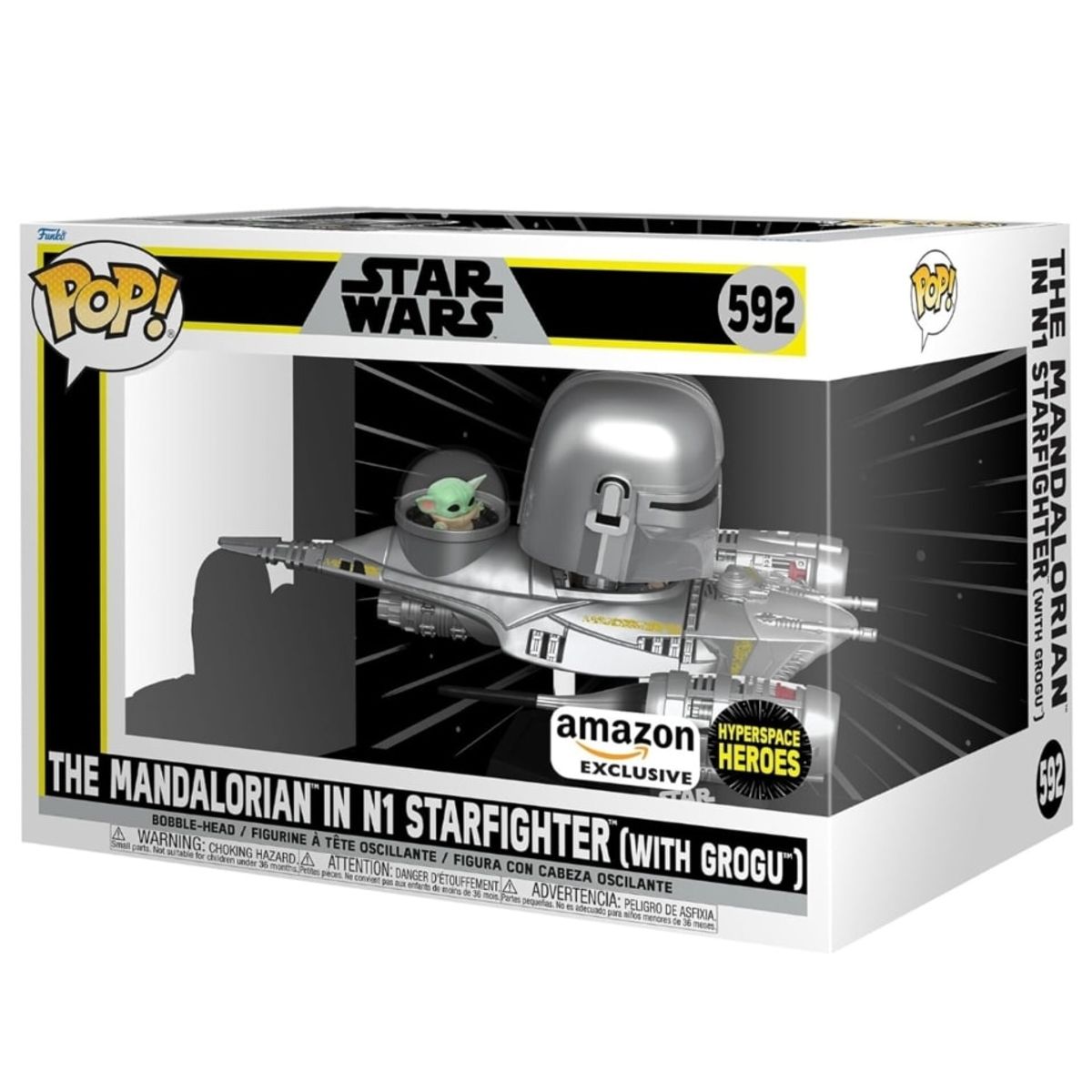 FUNKO - THE MANDALORIAN Y GROGU EN N1 STARFIGHTER