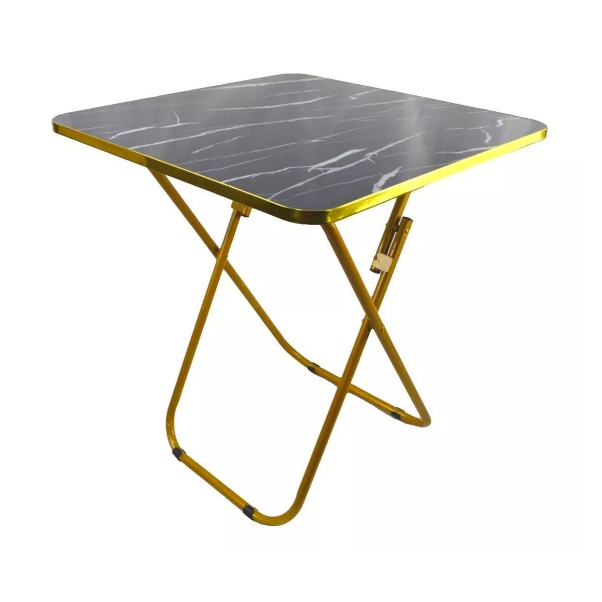 GENERICO - Mesa Mesita Plegable Multiuso Dormitorio Sala Playa 60cm Negra