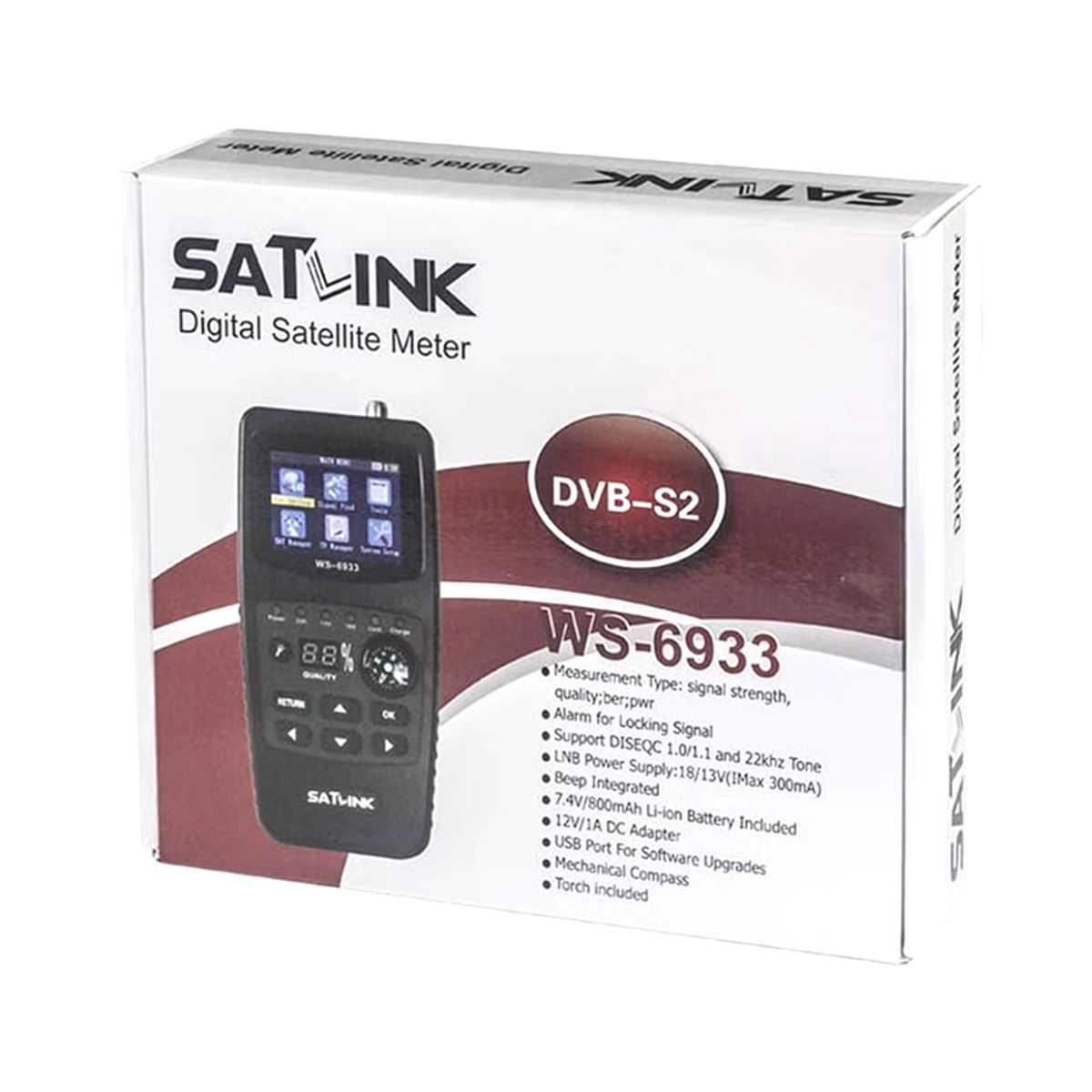 SAT PCS - SATLINK DETECTOR SATFINDER ANTENAS SATELITALES BANDA C y Ku