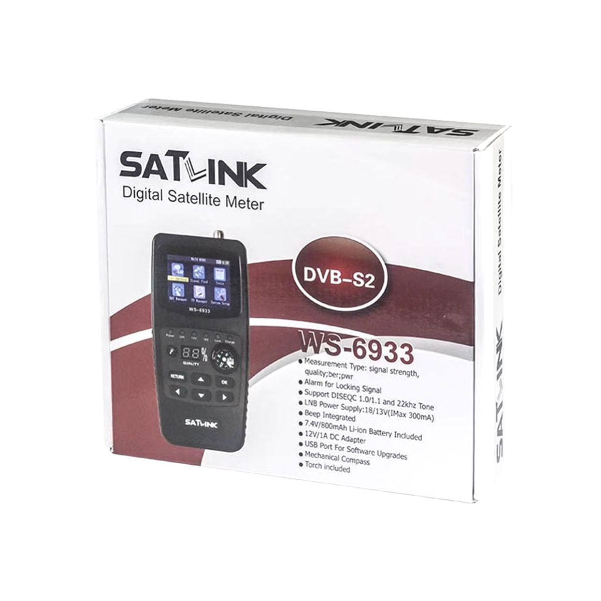 SAT PCS - SATLINK DETECTOR SATFINDER ANTENAS SATELITALES BANDA C y Ku
