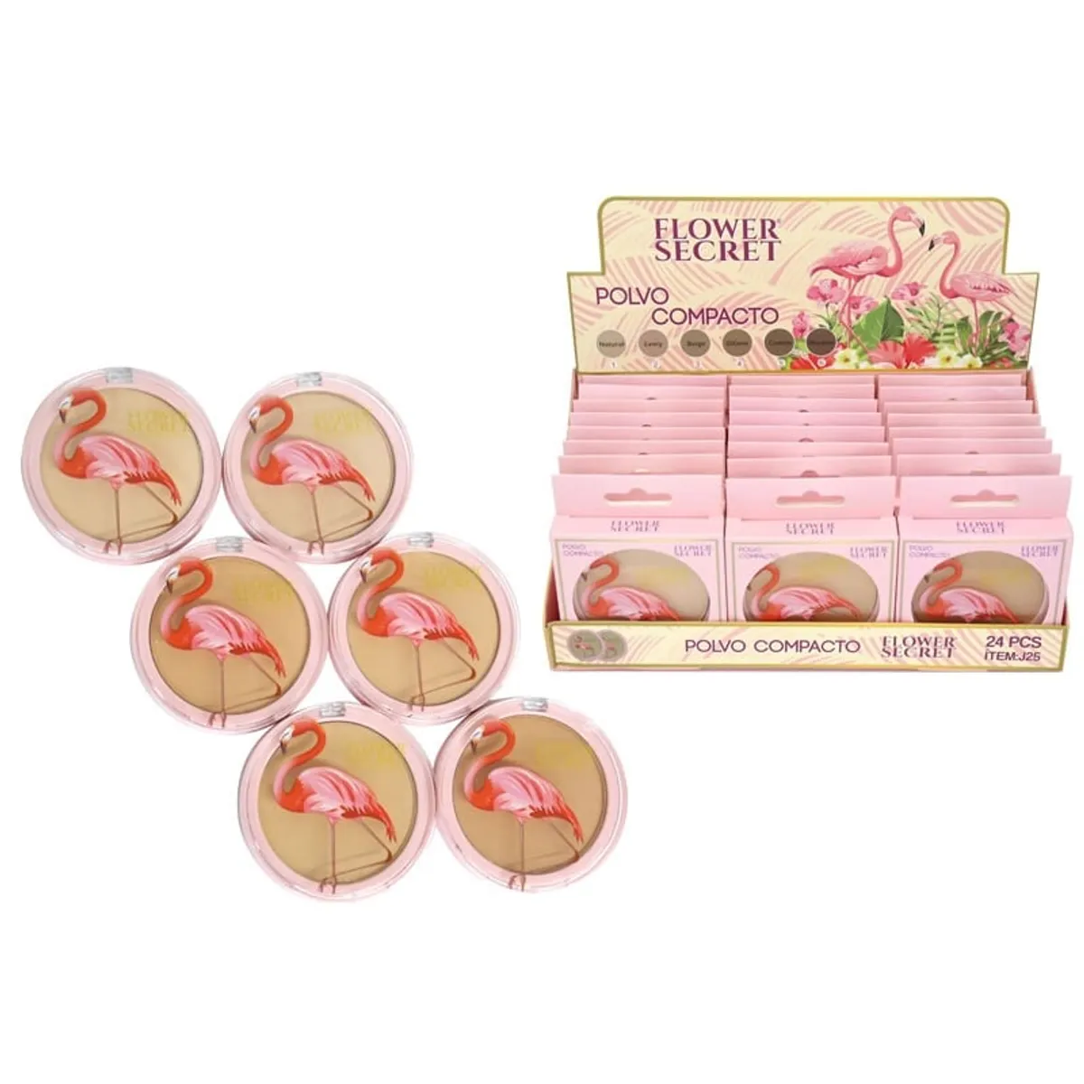 FLOWER SECRET - Polvo Compacto Unidad Flower Secret - Maquillaje