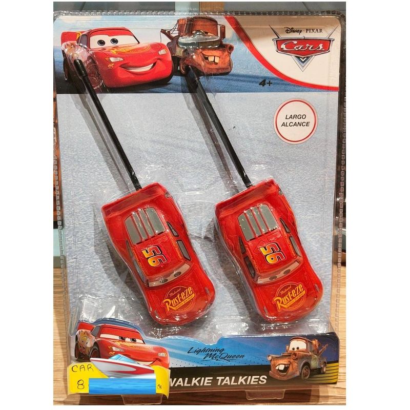 GENERICO - Juguete Intercomunicador Walkie Talkies Cars Pack 2