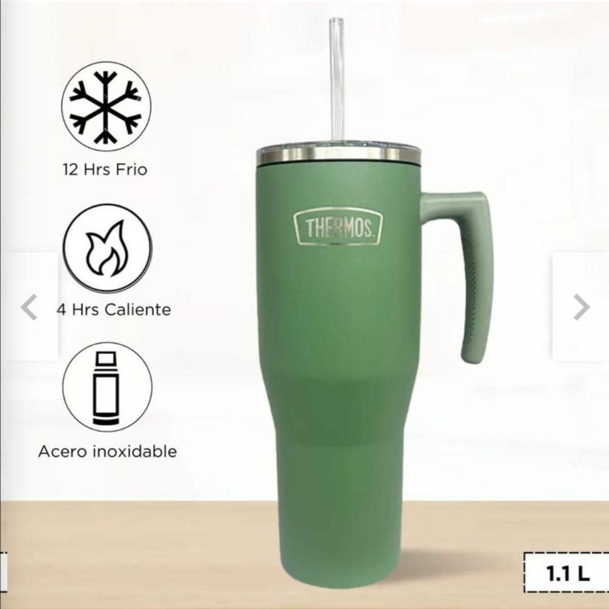 THERMOS - Termo Para Bebida Outdo 1.1 Lt Verde