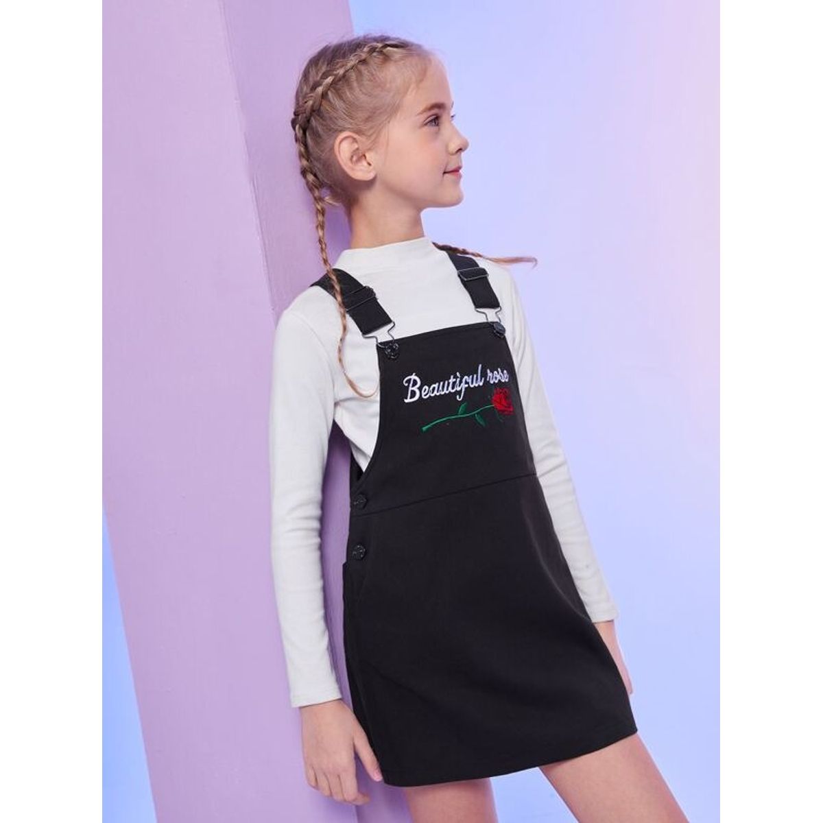 TAIS PRINCESS - Tais Princess Jumper 100% algodón niñas bordado Floral Preppy