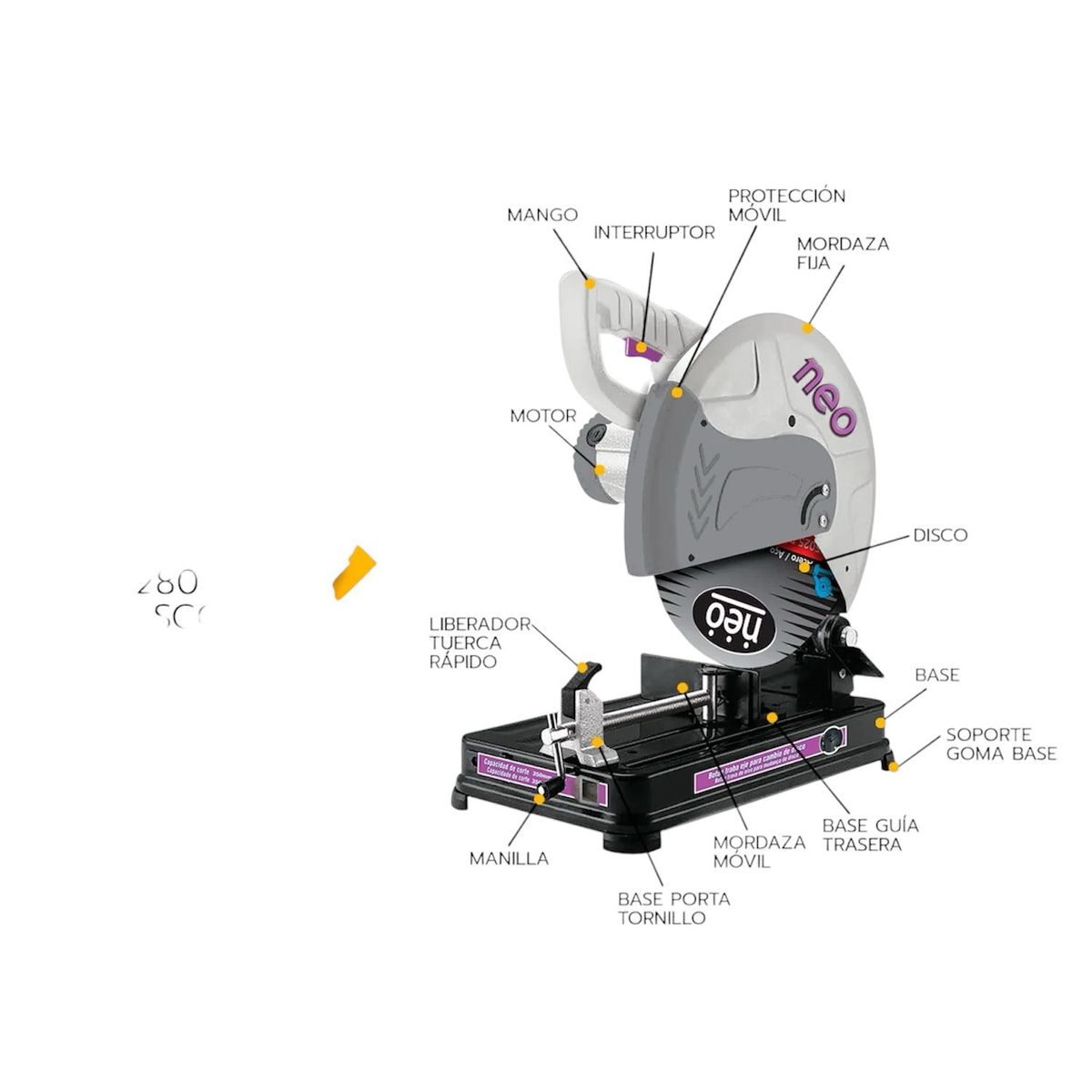 NEO - CORTADORA SENSITIVA 2600W - NEO CS10144220