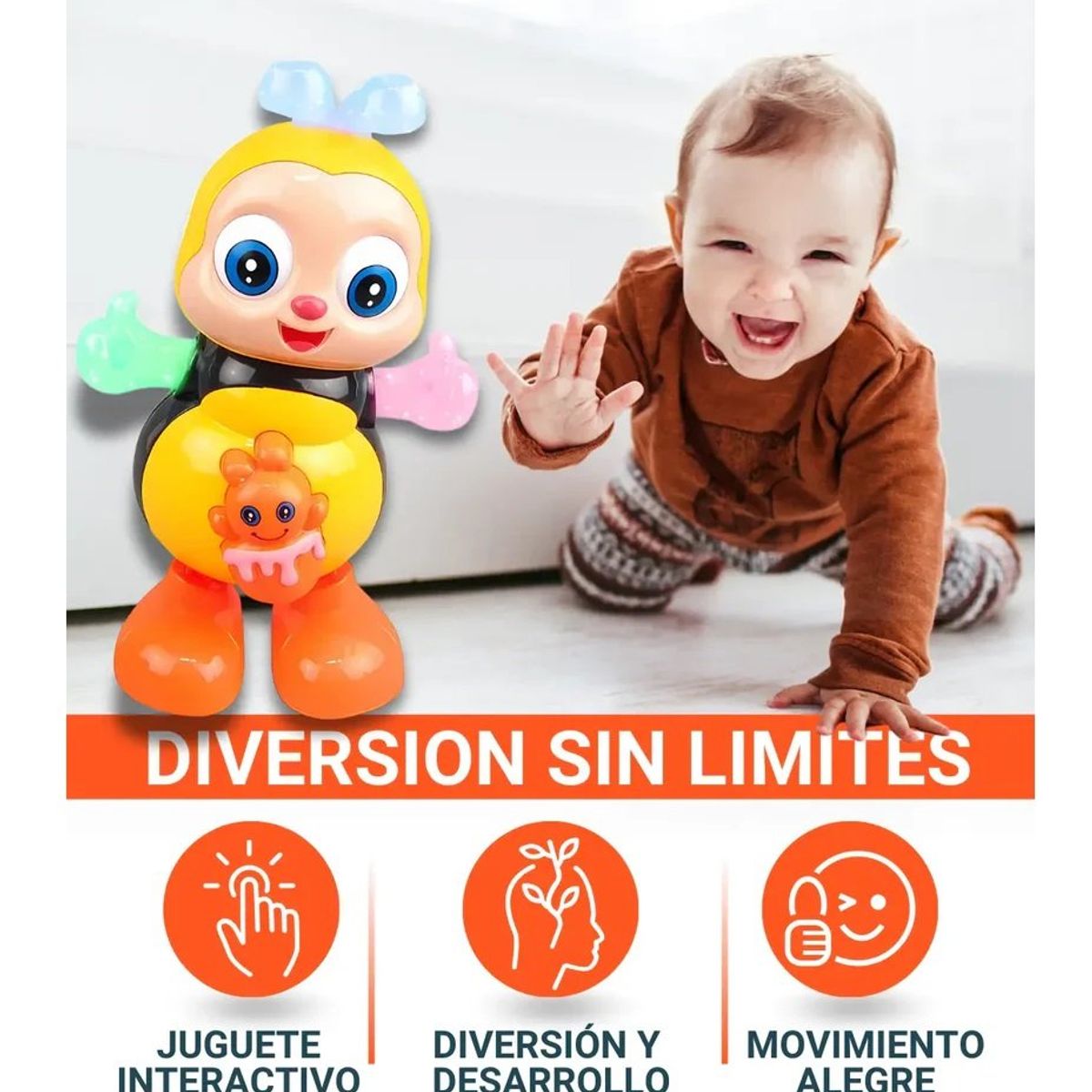 GENERICO - ABEJITA BAILARIN MUSICAL CON LUCES