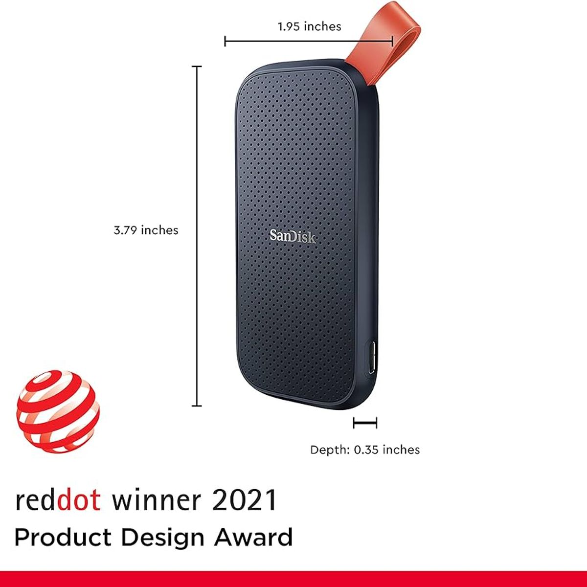 SANDISK - DISCO EXTERNO SSD SANDISK 2 TB PORTABLE