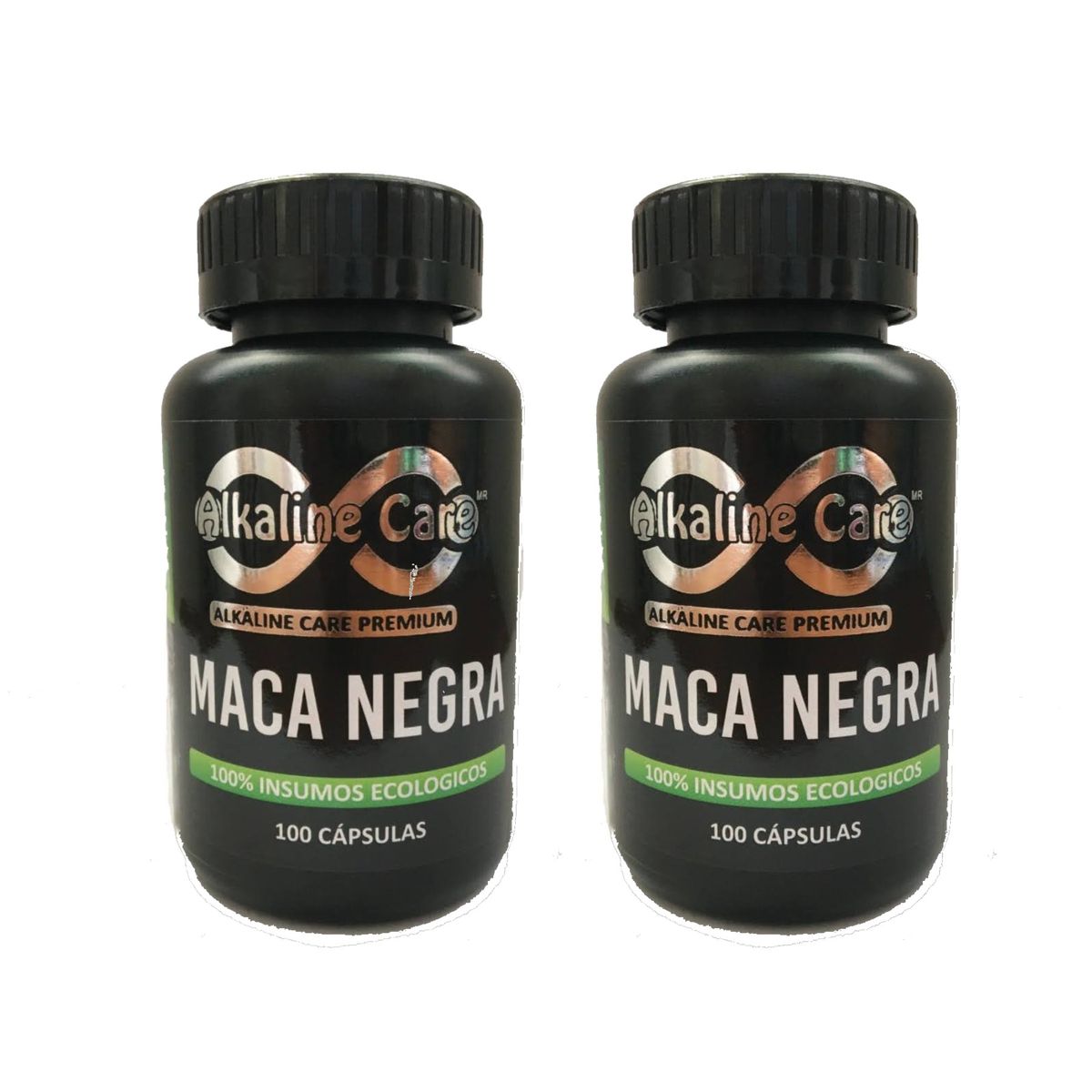 ALKALINE CARE - Maca Negra 200 Cápsulas Alkaline Care