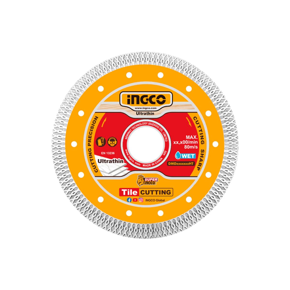 INGCO TOOLS - Disco de Diamante Ultrafino 4½ Ingco