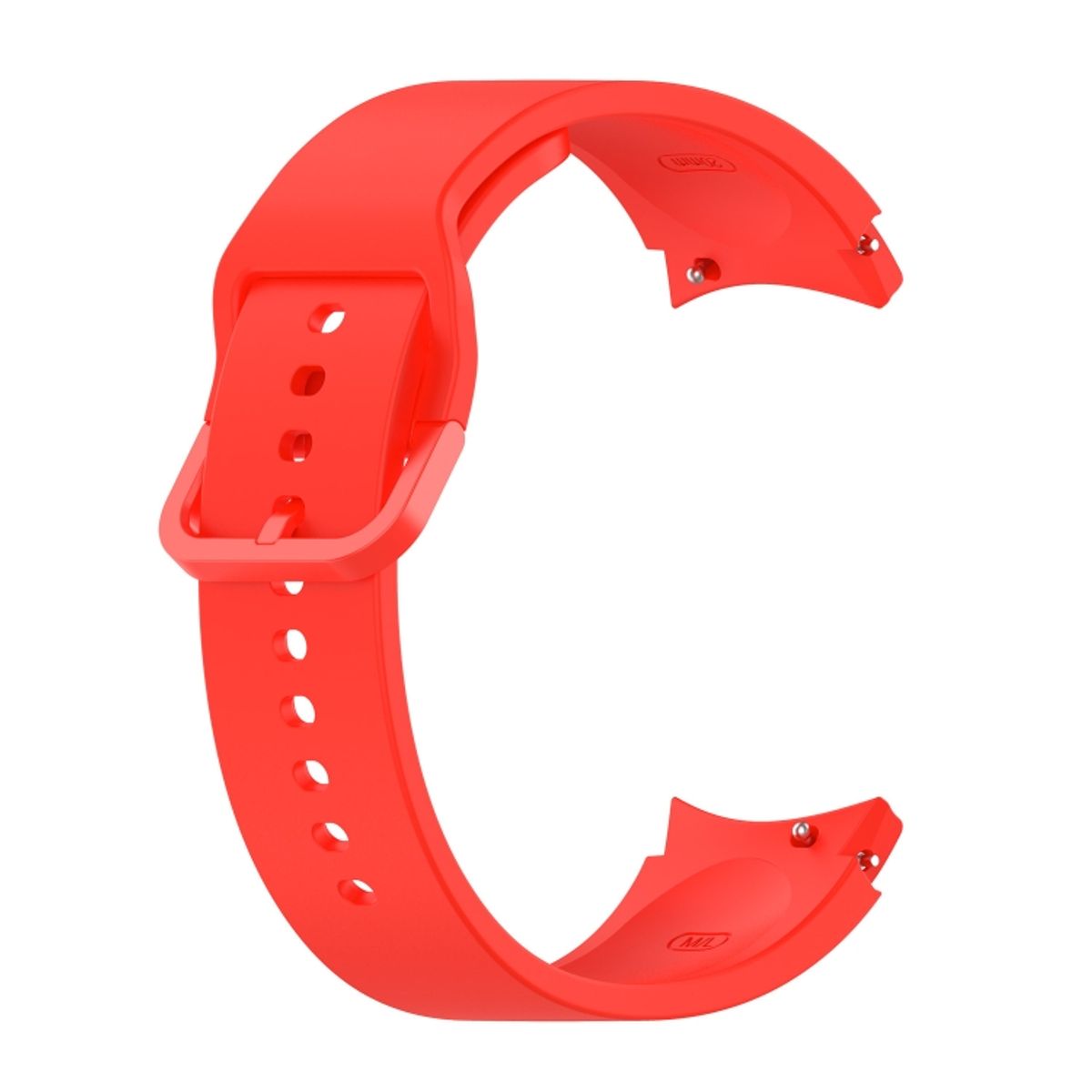 GENERICO - CORREA SILICON PARA SAMSUNG GALAXY WATCH 4 ROJO