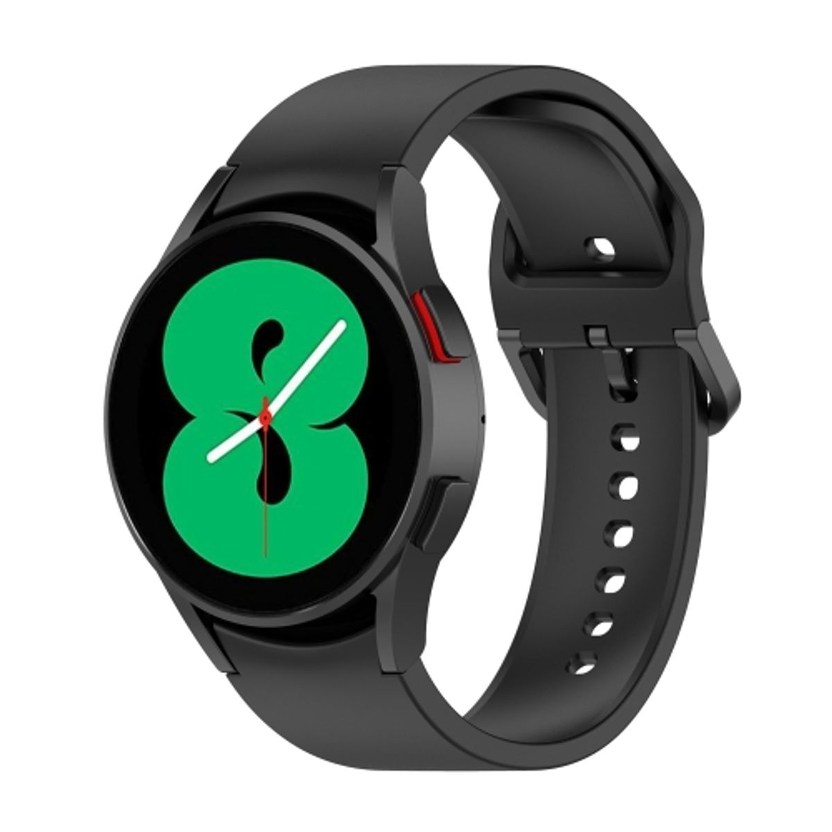 GENERICO - CORREA SILICON PARA SAMSUNG GALAXY WATCH 4 NEGRO