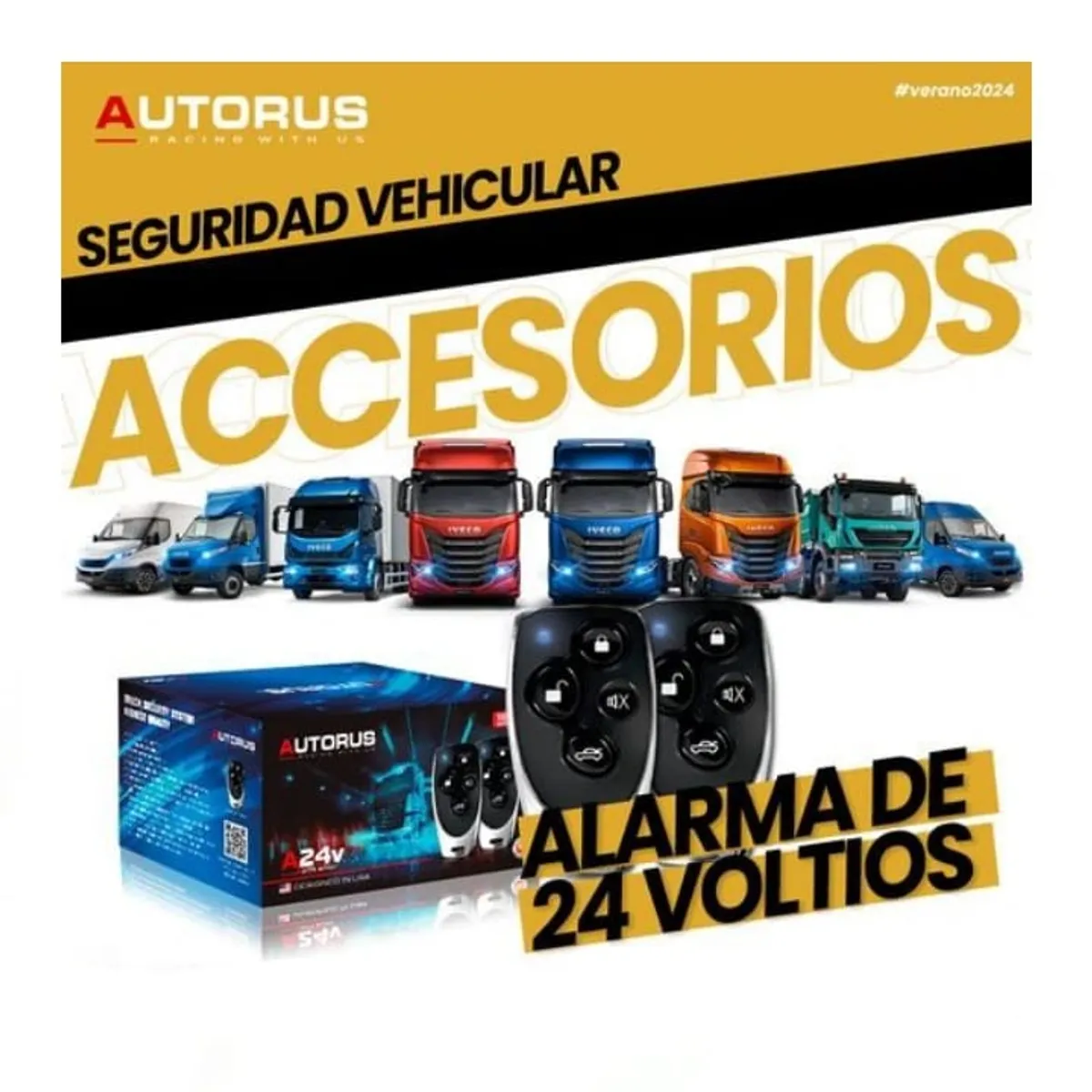 GENERICO - alarma autorus 24v para camion
