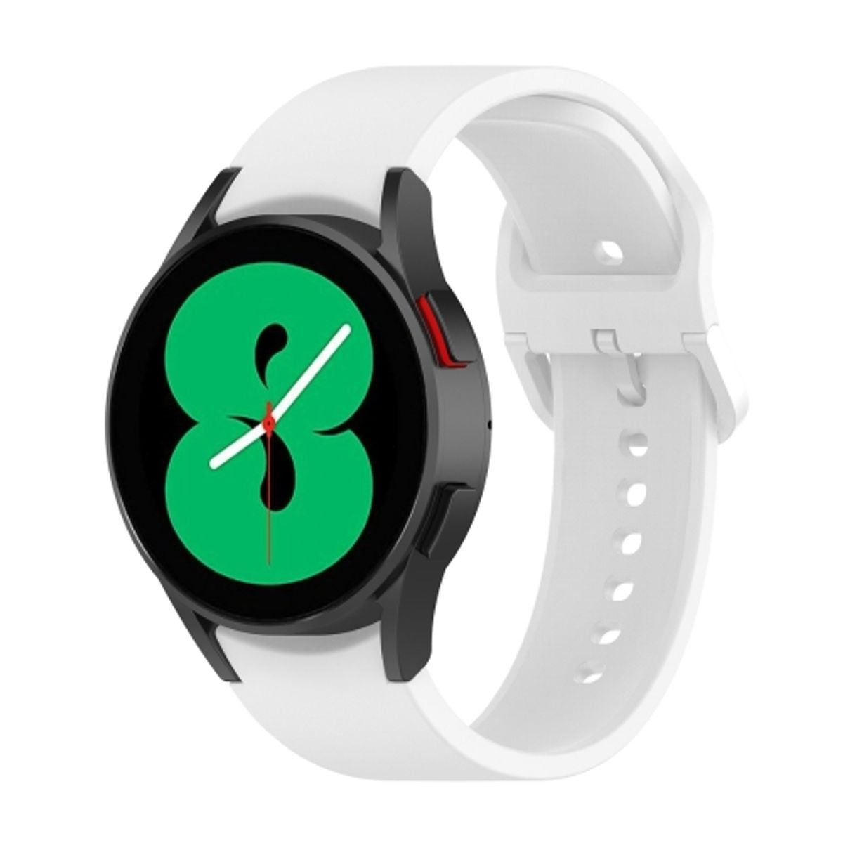 GENERICO - CORREA SILICON PARA SAMSUNG GALAXY WATCH 4 BLANCO